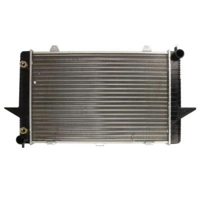 Imagen de THERMOTEC D7V005TT Radiador, refrigeración del motor Aluminio 590 398 34 Transmisión automática Aletas unidas mecánicamente