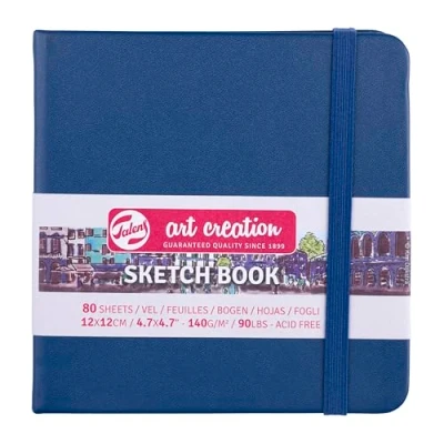 Imagen de Talens Art Creation Cuaderno de bocetos (80 hojas, 12 x cm), color azul marino