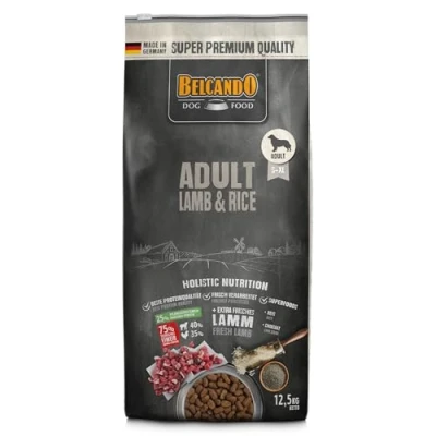 Imagen de Belcando Adult Lamb &amp; Rice [12,5 kg] Alimento para Perros Comida Seca con Cordero sensibles Completo Adultos a Partir de 1 año Edad