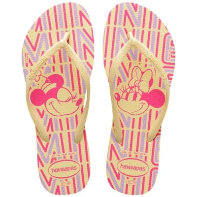Imagen de Havaianas Slim Disney Stylish, Chanclas Cómodas, Ligeras y Estilosas, Diseños de Disney, Tiras Finas Suela Antideslizante, Mujer