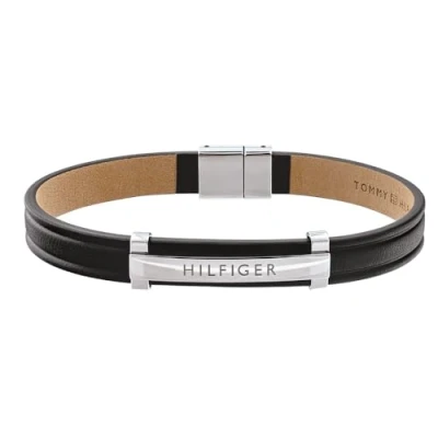 Imagen de Tommy Hilfiger Jewelry Pulsera para Hombre de Piel Negro 2790161