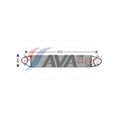 Imagen de PRASCO VN4248 Intercooler