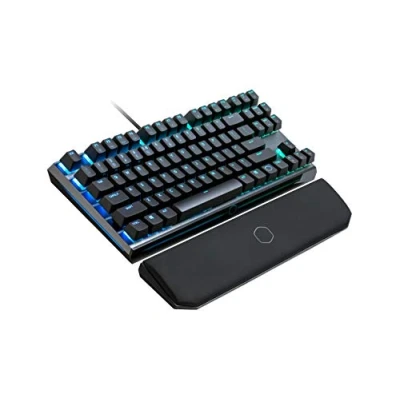 Imagen de Cooler Master MasterKeys MK730 Teclado Mecánico para Juegos Gaming, Interruptores Flotantes RGB, Placa Aluminio Cepillado, Reposamuñecas Magnético, Layout Español, Rojo (Cherry MX Red)