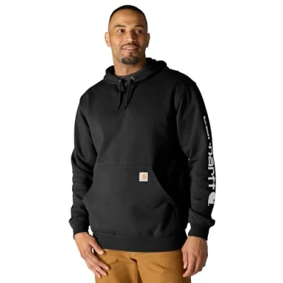 Imagen de Carhartt, Hombre, Sudadera, Ajuste Holgado, Tejido De Grosor Medio, Negro, XS