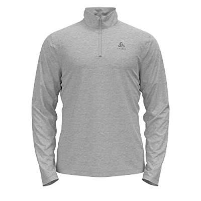 Imagen de Odlo Herren BERRA Midlayer mit 1/2 Reißverschluss, Grey Melange, S