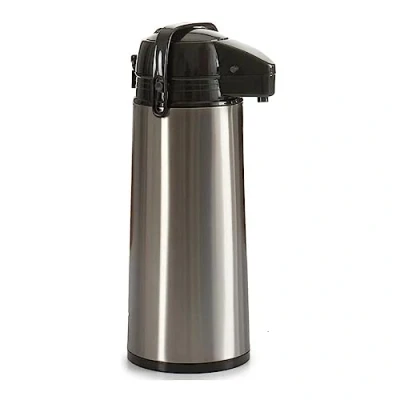 Imagen de BigBuy Home (1,9 L) Termo Con Tapón Dispensador, Acero Inoxidable, 1.9 L, Materiales varios, Multicolor (Multicolor)
