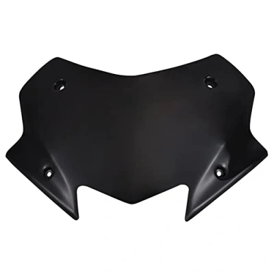 Imagen de TNTVLMVUZ Deflectores Viento Pantalla Parabrisas para TMAX 530 2017 2018 TMAX530 T MAX Motocicleta Burbuja ABS Deflector Plástico(Zwart)