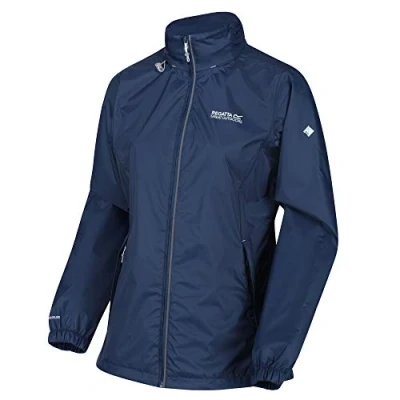 Imagen de Regatta Corinne IV Impermeable Y Transpirable, Forrada En Rejilla con Capucha para Senderismo Activo Jackets Waterproof Shell, Mujer, Dark Denim, 8
