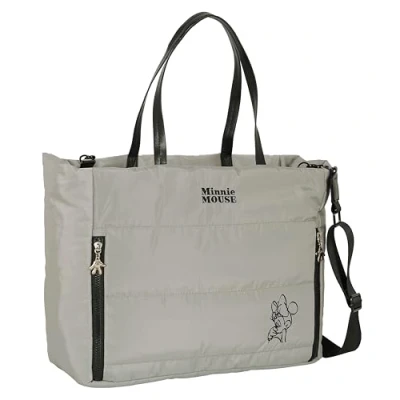Imagen de MINNIE TEEN SAND Bolso para Portátil 14.1&#039;&#039; con Bolsillo, Mochila, Ideal Niños de Diferentes Edades, Cómodo y Versátil, Calidad Resistencia, 54x17x31 cm, Color Gris Piedra