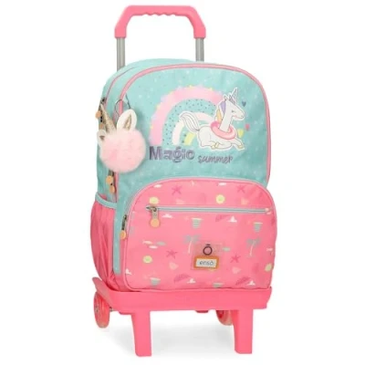 Imagen de Enso Magic Summer Mochila Escolar con Carro Multicolor 32x44x17 cms Poliéster 23,94L