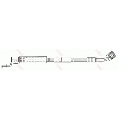 Imagen de TRW PHD441 Latiguillos de Freno 458 3/8 24 UNF JEEP: Cherokee II, WRANGLER 2