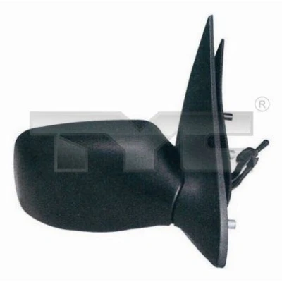 Imagen de Espejo retrovisor Tyc 310 0011 derecha negro Ajuste por cable, convexo FORD: FIESTA 3