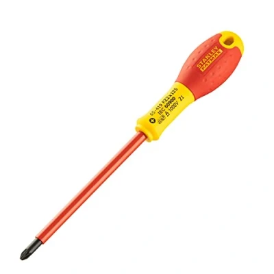 Imagen de STANLEY 0 65 419 Destornillador aislado vde 1000v FatMax pozidrive pz2 x 125 mm