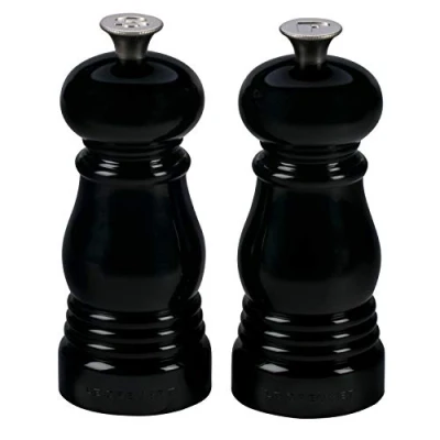 Imagen de Le Creuset Mini Salt and Pepper Set Black Onyx 12 cm
