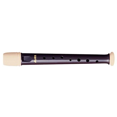 Imagen de Flauta dulce Aulos C Garklein Symphony 501S digitación barroca marrón oscuro, completa con bolsa y tabla de
