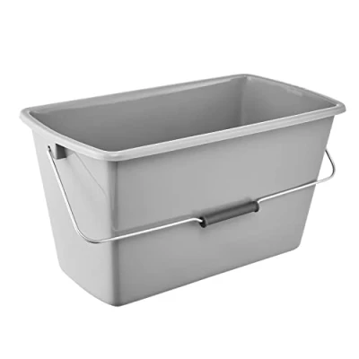 Imagen de keeeper Cubo de Limpieza Bent, 13 L, Rectangular, Polipropileno, 42 x 22 22,5 cm, Gris Nordic