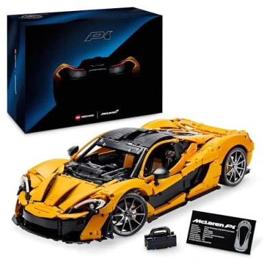Imagen de LEGO Technic McLaren P1 Maqueta de Coche a Escala para Adultos, Hipercoche Carreras, Kit Maquetas, Regalo Navideño Hombres, Mujeres, Padres y Maridos, Decoración del Hogar 42172