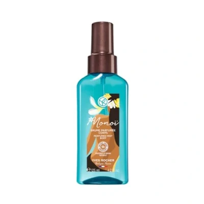 Imagen de Yves Rocher Bruma Corporal Perfumada Monoi Ambientador Perfumado para Cuerpo y Cabello Sensaciones Fragancia de Verano 96% Ingredientes Naturales Fabricado en Francia 125ml