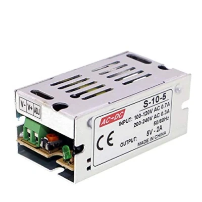 Imagen de Fuente de Alimentación 5V 2A 10W Regulada Universal AC 220V a DC Transformador para Tira LED