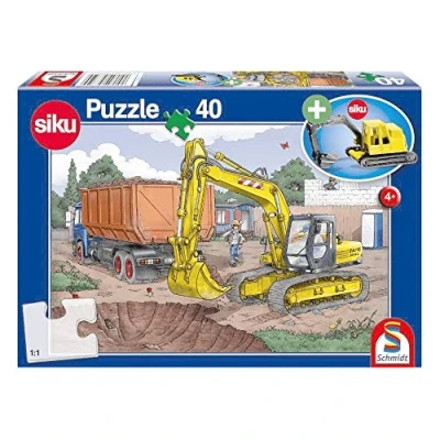 Imagen de Schmidt CGS_56350 Digger Puzzle &amp; Play Puzzle, Multicolor