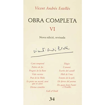 Imagen de Obra Completa Vi (Vicent Andrés Estellés): 6