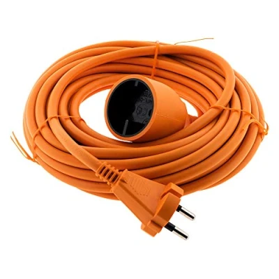 Imagen de Ampliador de 16 A HO5VV F 2P sin tierra 2 x 1,5 naranja 10 m