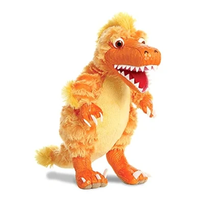 Imagen de Dinosaur Roar The World of Boo Deinonychus Soft Toy, 61235, Orange, Cuddly Toy for Children