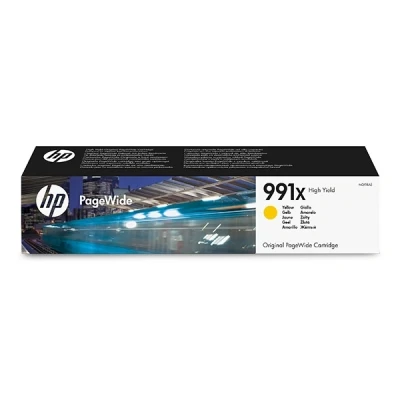 Imagen de HP 991X M0J98AE, Amarillo, Cartucho de tinta Alta Capacidad PageWide Original, 16.000 páginas, compatible con impresoras inyección Pro Serie MFP 772, 774, 777 y 779