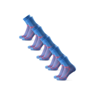 Imagen de Danish Endurance LONG Distance Running 5 PACK Calcetines de deporte, Talla: 43 47, Blue orange