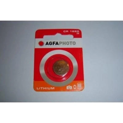 Imagen de AgfaPhoto 150803456 Celda de Moneda Litio, Color Plata