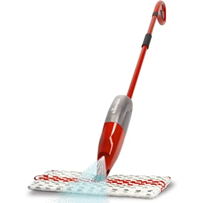 Imagen de Vileda 1·2 Spray MAX, Fregona Mopa con pulverizador, Friega el Suela sin Cubo, Botella 650ml, Recambio Reutilizable de Microfibra, para Todo Tipo Suelos