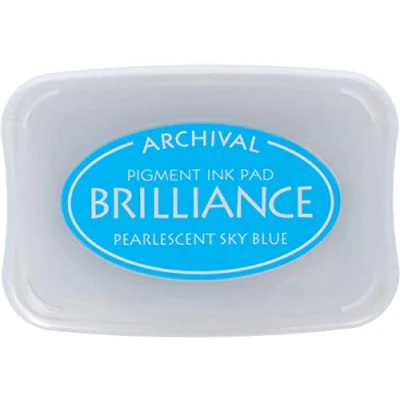 Imagen de Tsukineko Brilliance Almohadillas de Tinta, Pearlescent Sky Blue, Talla única