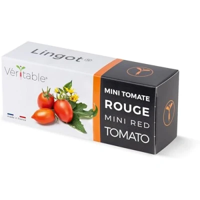 Imagen de Lingot® Mini Tomate Rojo Compatible con Huerto di Interior Véritable® y Exky® Recarga lista para usar Sustrato semillas integradas