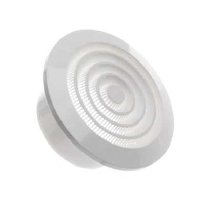 Imagen de Ø 100mm Rejilla Redonda de Ventilación Techo con Mosquitera Plástico ABS Blanco