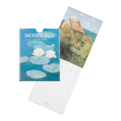 Imagen de DRAGER PARIS 1886 Petit calendrier mural Monet 2023, Bleu, 79007996