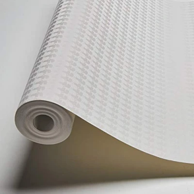 Imagen de Karl Lagerfeld Papel pintado Liso Stripes A.S. Création tejido no 10.05 m x 0.53 Plata Fabricado en Alemania 378505 37850 5