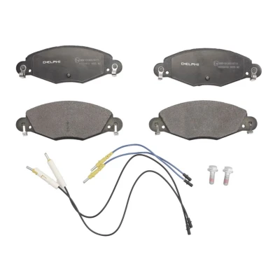 Imagen de DELPHI LP1655 Juego de pastillas freno con contacto avisador desgaste Chapa antichirridos accesorios CITROËN: C5 II Hatchback
