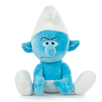 Imagen de Peluche Los Pitufos Pitufo Clásico, Pitufina, Papá Pitufo, Filósofo, Bromista, Gruñón 26cm 16002615 (Pitufo Gruñón)