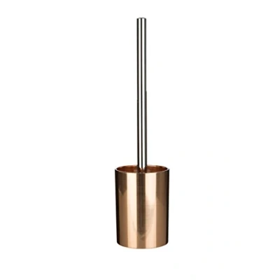 Imagen de Premier Brillo Shine Escobilla de baño y Soporte, Color Oro Rosa, Dorado, 9.5 x 36 cm