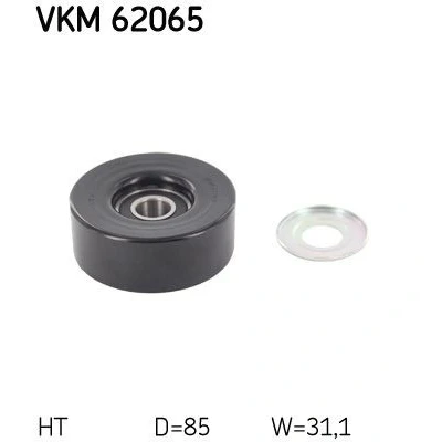 Imagen de SKF VKM 62065 Polea Tensora NISSAN: Patrol GR 5 SUV, TERRANO 2
