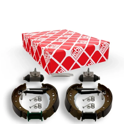 Imagen de FEBI BILSTEIN 37513 Kit frenos, disco de tambor Eje trasero con cilindro freno rueda, accesorios, material montaje añadido