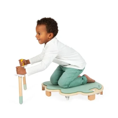 Imagen de Janod Hoja con Ruedas Sweet Cocoon Monopatín de Madera FSC Ejercita el Equilibrio Juego Habilidad Infantil a Partir 4 Años, J04041