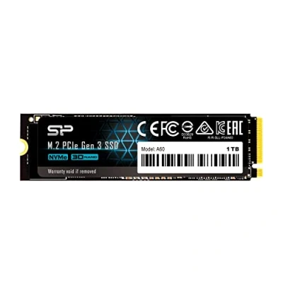 Imagen de Silicon Power PCIe M.2 NVMe SSD 1TB Gen3x4 R/W up to 2, 200/1, 600MB/s Internal
