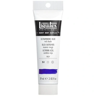 Imagen de Liquitex Heavy Body Tubo De Pintura Acrílica, 59 ml, Ultramar Azul(Sombra Roja)