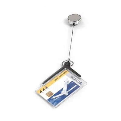 Imagen de Durable 830758 porta pasaportes De Luxe con yoyo cromado, 10 piezas