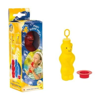 Imagen de PUSTEFIX Bear 6 oz Bubble Blowing Squeeze to Blow Oso Mágico 180 ml, multicolor (Carrera Toys GmbH 420869525)