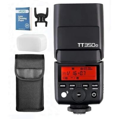 Imagen de Godox TT350O 2,4 G HSS 1/8000s TTL GN cámara Flash Speedlite+Flash filtros de Color + Regalo Blanco Caja Suave para Olympus E m10ii m5ii M1 pl8 PL7 PL6 PL5 P5 P3