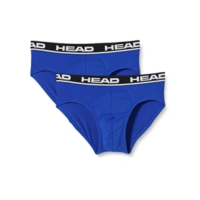 Imagen de Head Brief, Azul/Negro, M (Pack de 2) para Hombre