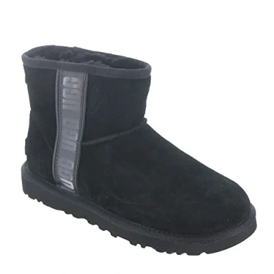 Imagen de UGG Classic Mini Side Logo II, Botas clásicas Mujer, Black, 36 EU