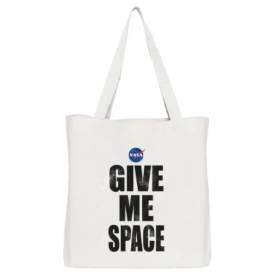 Imagen de Nasa TOTE BAG GIVE ME SPACE, REFERENCIA: BWNASADBB008, BLANCO, 38 x 40 cm